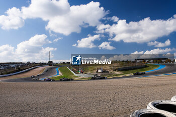 2024-11-07 - Start of the simulation race during the pre-season testing of the 2024-25 ABB FIA Formula E World Championship, on the Circuit del Jarama from November 5 to 8, 2024 in San Sebastián de los Reyes, Spain - 2025 FORMULA E PRE-SEASON TEST - FORMULA E - MOTORS