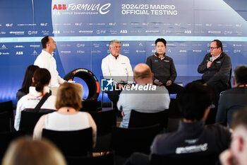 2024-11-07 - Hankook, tyre, tire press conference during the pre-season testing of the 2024-25 ABB FIA Formula E World Championship, on the Circuit del Jarama from November 5 to 8, 2024 in San Sebastián de los Reyes, Spain - 2025 FORMULA E PRE-SEASON TEST - FORMULA E - MOTORS