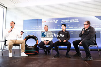 2024-11-07 - Hankook, tyre, tire press conference during the pre-season testing of the 2024-25 ABB FIA Formula E World Championship, on the Circuit del Jarama from November 5 to 8, 2024 in San Sebastián de los Reyes, Spain - 2025 FORMULA E PRE-SEASON TEST - FORMULA E - MOTORS