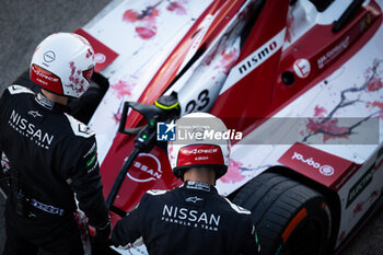 2024-11-07 - 23 ROWLAND Oliver (gbr), Nissan Formula E Team, Nissan e-4ORCE 05, action, pit boost during the pre-season testing of the 2024-25 ABB FIA Formula E World Championship, on the Circuit del Jarama from November 5 to 8, 2024 in San Sebastián de los Reyes, Spain - 2025 FORMULA E PRE-SEASON TEST - FORMULA E - MOTORS