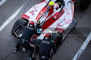 2024-11-07 - 17 NATO Norman (fra), Nissan Formula E Team, Nissan e-4ORCE 05, action, pit boost during the pre-season testing of the 2024-25 ABB FIA Formula E World Championship, on the Circuit del Jarama from November 5 to 8, 2024 in San Sebastián de los Reyes, Spain - 2025 FORMULA E PRE-SEASON TEST - FORMULA E - MOTORS