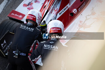 2024-11-07 - 17 NATO Norman (fra), Nissan Formula E Team, Nissan e-4ORCE 05, action, pit boost during the pre-season testing of the 2024-25 ABB FIA Formula E World Championship, on the Circuit del Jarama from November 5 to 8, 2024 in San Sebastián de los Reyes, Spain - 2025 FORMULA E PRE-SEASON TEST - FORMULA E - MOTORS