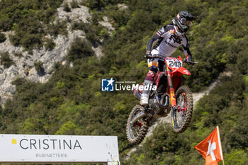 2024-04-13 - Tim Gajser, SLO (Team HRC) during Round4 MXGP of Trentino Motocross World Championship, at Ciclamino Circuit, Pietramurata (TN), Italy on April 13, 2024 - MXGP OF TRENTINO - MOTOCROSS - MOTORS