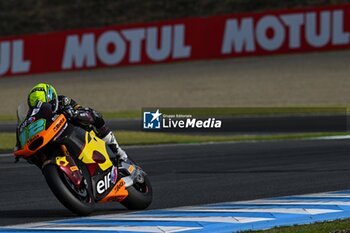 2024-10-04 - Free practide for Motul Grand Prix of Japan of MotoGP at Motegi Circuit. October 04, 2024 In picture: Moto2 Filip Salac Entrenamientos libres del Gran Premio Motul de MotoGP de Japon en el circuito de Motegi. 4 de Octubre de 2024 POOL/ MotoGP.com / Cordon Press Images will be for editorial use only. Mandatory credit: ?MotoGP.com Cordon Press Cordon Press - FREE PRACTIDE MOTOGP JAPAN GRAND PRIX - MOTOGP - MOTORS