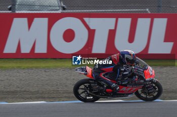 2024-10-04 - Free practide for Motul Grand Prix of Japan of MotoGP at Motegi Circuit. October 04, 2024 In picture: Moto3 Ivan Ortola Entrenamientos libres del Gran Premio Motul de MotoGP de Japon en el circuito de Motegi. 4 de Octubre de 2024 POOL/ MotoGP.com / Cordon Press Images will be for editorial use only. Mandatory credit: ?MotoGP.com Cordon Press Cordon Press - FREE PRACTIDE MOTOGP JAPAN GRAND PRIX - MOTOGP - MOTORS