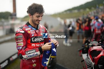 2024-10-05 - Sprint Race for Motul Grand Prix of Japan of MotoGP at Motegi Circuit. October 05, 2024 In picture: Francesco Bagnaia Carrera al sprint del Gran Premio Motul de MotoGP de Japon en el circuito de Motegi. 5 de Octubre de 2024 POOL/ MotoGP.com / Cordon Press Images will be for editorial use only. Mandatory credit: ?MotoGP.com Cordon Press Cordon Press - SPRINT RACE MOTOGP JAPAN GRAND PRIX - MOTOGP - MOTORS