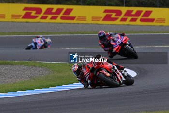 2024-10-06 - Races of Motul Grand Prix of Japan of MotoGP at Motegi Circuit. October 06, 2024 In picture: Francesco Bagnaia and Jorge Martin Carreras del Gran Premio Motul de MotoGP de Japon en el circuito de Motegi. 6 de Octubre de 2024 POOL/ MotoGP.com / Cordon Press Images will be for editorial use only. Mandatory credit: ?MotoGP.com Cordon Press Cordon Press - RACES MOTOGP JAPAN GRAND PRIX - MOTOGP - MOTORS