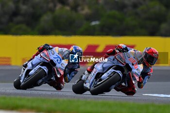 2024-10-18 - Free practice before Qatar Airways Australian Grand Prix of MotoGP at Phillip Island Circuit. Australia October 18, 2024 In picture: Marc Marquez and Alex Marquez Entrenamientos libres previos al Gran Premio Qatar Airways de MotoGP de Australia en el circuito de Phillip Island. 18 de Octubre de 2024 POOL/ MotoGP.com / Cordon Press Images will be for editorial use only. Mandatory credit: ?MotoGP.com Cordon Press Cordon Press - FREE PRACTICE MOTOGP AUSTRALIAN GRAND PRIX - MOTOGP - MOTORS