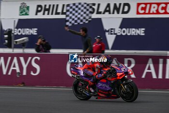 2024-10-19 - Sprint race Qatar Airways Australian Grand Prix of MotoGP at Phillip Island Circuit. Australia October 19, 2024 In picture: Jorge Martin Carrera al sprint del Gran Premio Qatar Airways de MotoGP de Australia en el circuito de Phillip Island. 19 de Octubre de 2024 POOL/ MotoGP.com / Cordon Press Images will be for editorial use only. Mandatory credit: ?MotoGP.com Cordon Press Cordon Press - SPRINT RACE MOTOGP AUSTRALIAN GRAND PRIX - MOTOGP - MOTORS