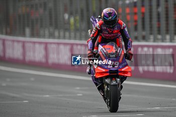 2024-10-19 - Sprint race Qatar Airways Australian Grand Prix of MotoGP at Phillip Island Circuit. Australia October 19, 2024 In picture: Jorge Martin Carrera al sprint del Gran Premio Qatar Airways de MotoGP de Australia en el circuito de Phillip Island. 19 de Octubre de 2024 POOL/ MotoGP.com / Cordon Press Images will be for editorial use only. Mandatory credit: ?MotoGP.com Cordon Press Cordon Press - SPRINT RACE MOTOGP AUSTRALIAN GRAND PRIX - MOTOGP - MOTORS