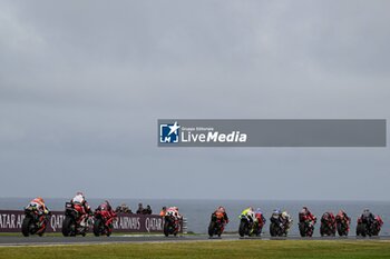 2024-10-19 - Sprint race Qatar Airways Australian Grand Prix of MotoGP at Phillip Island Circuit. Australia October 19, 2024 In picture: sprint race Carrera al sprint del Gran Premio Qatar Airways de MotoGP de Australia en el circuito de Phillip Island. 19 de Octubre de 2024 POOL/ MotoGP.com / Cordon Press Images will be for editorial use only. Mandatory credit: ?MotoGP.com Cordon Press Cordon Press - SPRINT RACE MOTOGP AUSTRALIAN GRAND PRIX - MOTOGP - MOTORS