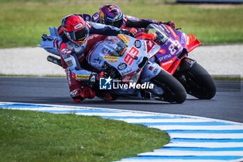 2024-10-20 - Races of Qatar Airways Australian Grand Prix of MotoGP at Phillip Island Circuit. Australia October 20, 2024 In picture: Marc Marquez and Jorge Martin Carreras del Gran Premio Qatar Airways de MotoGP de Australia en el circuito de Phillip Island. 20 de Octubre de 2024 POOL/ MotoGP.com / Cordon Press Images will be for editorial use only. Mandatory credit: ?MotoGP.com Cordon Press Cordon Press - RACES MOTOGP AUSTRALIAN GRAND PRIX - MOTOGP - MOTORS