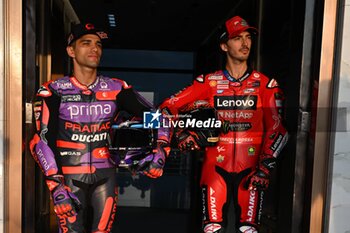 30/10/2024 - Events before Petronas Grand Prix of Malaysia of MotoGP at Sepang Circuit. October 30 2024 In picture: Jorge Martin and Francesco Bagnaia in a stunning photo & filming session sees the duo face down at sunset ahead of the Petronas Grand Prix of Malaysia Eventos previos al Gran Premio de MotoGP de Malasia en el Circuito Internacional de Sepang. 30 de Octubre de 2024 POOL/ MotoGP.com / Cordon Press Images will be for editorial use only. Mandatory credit: ?MotoGP.com Cordon Press - EVENTS MOTOGP GRAND PRIX OF MALAYSIA - MOTOGP - MOTORI