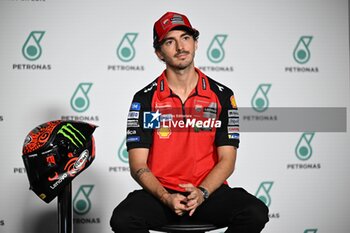 31/10/2024 - Press conference before Petronas Grand Prix of Malaysia of MotoGP at Sepang Circuit. October 31 2024 In picture: Francesco Bagnaia Rueda de prensa previa al Gran Premio de MotoGP de Malasia en el Circuito Internacional de Sepang. 31 de Octubre de 2024 POOL/ MotoGP.com / Cordon Press Images will be for editorial use only. Mandatory credit: ?MotoGP.com Cordon Press - PRESS CONFERENCE MOTOGP GRAND PRIX OF MALAYSIA - MOTOGP - MOTORI