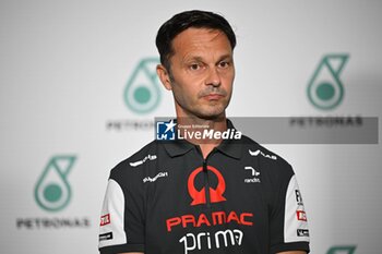 31/10/2024 - Press conference before Petronas Grand Prix of Malaysia of MotoGP at Sepang Circuit. October 31 2024 In picture: Prima Pramac Racing Team Manager, Gino Borsoi Rueda de prensa previa al Gran Premio de MotoGP de Malasia en el Circuito Internacional de Sepang. 31 de Octubre de 2024 POOL/ MotoGP.com / Cordon Press Images will be for editorial use only. Mandatory credit: ?MotoGP.com Cordon Press - PRESS CONFERENCE MOTOGP GRAND PRIX OF MALAYSIA - MOTOGP - MOTORI