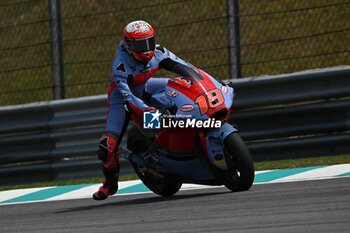 2024-11-01 - Free practice for Petronas Grand Prix of Malaysia of MotoGP at Sepang Circuit. November 01 2024 In picture: Moto2? Manuel Gonzalez Entrenamientos libres del Gran Premio de MotoGP de Malasia en el Circuito Internacional de Sepang. 01 de Noviembre de 2024 POOL/ MotoGP.com / Cordon Press Images will be for editorial use only. Mandatory credit: ?MotoGP.com Cordon Press - FREE PRACTICE MOTOGP GRAND PRIX OF MALAYSIA - MOTOGP - MOTORS