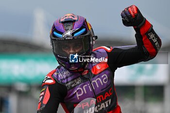 2024-11-02 - Sprint Race of Petronas Grand Prix of Malaysia of MotoGP at Sepang Circuit. November 02 2024 In picture: Jorge Martin Carrera al Sprint del Gran Premio de MotoGP de Malasia en el Circuito Internacional de Sepang. 02 de Noviembre de 2024 POOL/ MotoGP.com / Cordon Press Images will be for editorial use only. Mandatory credit: ?MotoGP.com Cordon Press - SPRINT RACE MOTOGP GRAND PRIX OF MALAYSIA - MOTOGP - MOTORS