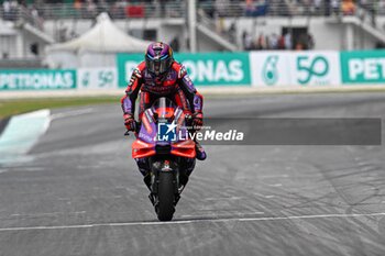 2024-11-02 - Sprint Race of Petronas Grand Prix of Malaysia of MotoGP at Sepang Circuit. November 02 2024 In picture: Jorge Martin Carrera al Sprint del Gran Premio de MotoGP de Malasia en el Circuito Internacional de Sepang. 02 de Noviembre de 2024 POOL/ MotoGP.com / Cordon Press Images will be for editorial use only. Mandatory credit: ?MotoGP.com Cordon Press - SPRINT RACE MOTOGP GRAND PRIX OF MALAYSIA - MOTOGP - MOTORS