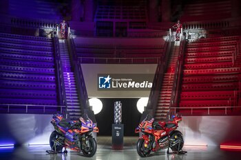 2024-11-13 - Events before Motul Solidarity Grand Prix of Barcelona of MotoGP at Barcelona-Catalunya Circuit. November 13 2024. In picture: Jorge Martin and Francesco Bagnaia took to the stage at the National Museum d'Art of Catalunya (MNAC) on Wednesday for a photo and filming session ahead of the weekend Evento previo al Gran Premio Solidario Motul de MotoGP de Barcelona en el Circuito de Barcelona-Catalunya. 13 de Noviembre de 2024 POOL/ MotoGP.com / Cordon Press Images will be for editorial use only. Mandatory credit: ?MotoGP.com Cordon Press - EVENTS MOTOGP SOLIDARITY GRAND PRIX OF BARCELONA - MOTOGP - MOTORS