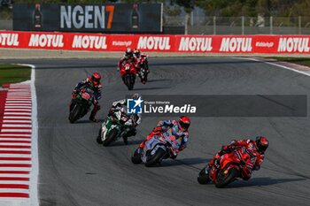 2024-11-15 - Free practice before Motul Solidarity Grand Prix of Barcelona of MotoGP at Barcelona-Catalunya Circuit. November 15 2024. In picture: Francesco Bagnaia, Marc Marquez Entrenamientos libres previos al Gran Premio Solidario Motul de MotoGP de Barcelona en el Circuito de Barcelona-Catalunya. 15 de Noviembre de 2024 POOL/ MotoGP.com / Cordon Press Images will be for editorial use only. Mandatory credit: ?MotoGP.com Cordon Press - FREE PRACTICE MOTOGP SOLIDARITY GRAND PRIX OF BARCELONA - MOTOGP - MOTORS