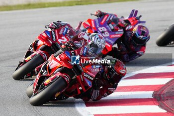 16/11/2024 - Sprint Race of Motul Solidarity Grand Prix of Barcelona of MotoGP at Barcelona-Catalunya Circuit. November 16 2024. In picture: Francesco Bagnaia Carrera al Sprint del Gran Premio Solidario Motul de MotoGP de Barcelona en el Circuito de Barcelona-Catalunya. 16 de Noviembre de 2024 POOL/ MotoGP.com / Cordon Press Images will be for editorial use only. Mandatory credit: ?MotoGP.com Cordon Press - SPRINT RACE MOTOGP SOLIDARITY GRAND PRIX OF BARCELONA - MOTOGP - MOTORI