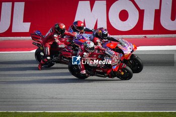 16/11/2024 - Sprint Race of Motul Solidarity Grand Prix of Barcelona of MotoGP at Barcelona-Catalunya Circuit. November 16 2024. In picture: Enea Bastianini and Jorge Martin Carrera al Sprint del Gran Premio Solidario Motul de MotoGP de Barcelona en el Circuito de Barcelona-Catalunya. 16 de Noviembre de 2024 POOL/ MotoGP.com / Cordon Press Images will be for editorial use only. Mandatory credit: ?MotoGP.com Cordon Press - SPRINT RACE MOTOGP SOLIDARITY GRAND PRIX OF BARCELONA - MOTOGP - MOTORI