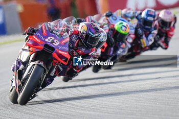 16/11/2024 - Sprint Race of Motul Solidarity Grand Prix of Barcelona of MotoGP at Barcelona-Catalunya Circuit. November 16 2024. In picture: Jorge Martin Carrera al Sprint del Gran Premio Solidario Motul de MotoGP de Barcelona en el Circuito de Barcelona-Catalunya. 16 de Noviembre de 2024 POOL/ MotoGP.com / Cordon Press Images will be for editorial use only. Mandatory credit: ?MotoGP.com Cordon Press - SPRINT RACE MOTOGP SOLIDARITY GRAND PRIX OF BARCELONA - MOTOGP - MOTORI