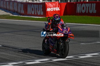 17/11/2024 - Races of Motul Solidarity Grand Prix of Barcelona of MotoGP at Barcelona-Catalunya Circuit. November 17 2024. In picture: Jorge Martin Carreras del Gran Premio Solidario Motul de MotoGP de Barcelona en el Circuito de Barcelona-Catalunya. 17 de Noviembre de 2024 POOL/ MotoGP.com / Cordon Press Images will be for editorial use only. Mandatory credit: ?MotoGP.com Cordon Press - RACES MOTOGP SOLIDARITY GRAND PRIX OF BARCELONA - MOTOGP - MOTORI