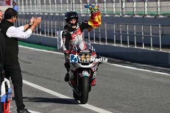 17/11/2024 - Races of Motul Solidarity Grand Prix of Barcelona of MotoGP at Barcelona-Catalunya Circuit. November 17 2024. In picture: Moto2? Aron Canet Carreras del Gran Premio Solidario Motul de MotoGP de Barcelona en el Circuito de Barcelona-Catalunya. 17 de Noviembre de 2024 POOL/ MotoGP.com / Cordon Press Images will be for editorial use only. Mandatory credit: ?MotoGP.com Cordon Press - RACES MOTOGP SOLIDARITY GRAND PRIX OF BARCELONA - MOTOGP - MOTORI