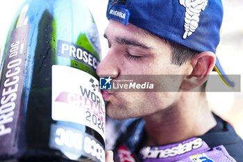 17/11/2024 - Races of Motul Solidarity Grand Prix of Barcelona of MotoGP at Barcelona-Catalunya Circuit. November 17 2024. In picture: Jorge Martin Carreras del Gran Premio Solidario Motul de MotoGP de Barcelona en el Circuito de Barcelona-Catalunya. 17 de Noviembre de 2024 POOL/ MotoGP.com / Cordon Press Images will be for editorial use only. Mandatory credit: ?MotoGP.com Cordon Press - RACES MOTOGP SOLIDARITY GRAND PRIX OF BARCELONA - MOTOGP - MOTORI