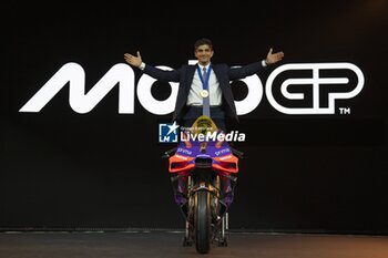 17/11/2024 - The 2024 MotoGP? Awards took place on Sunday night in Barcelona as we witnessed this season?s Champions collect their medals at the Museu Nacional d'Art de Catalunya, Barcelona, Spain 17 November 2024. In picture: Jorge Martin El domingo por la noche se celebraron los premios MotoGP? 2024 en Barcelona, ??donde pudimos ver a los campeones de esta temporada recoger sus medallas en el Museu Nacional d'Art de Catalunya, Barcelona, ??Espa?a, 17 de noviembre de 2024 POOL/ MotoGP.com / Cordon Press Images will be for editorial use only. Mandatory credit: ?MotoGP.com Cordon Press *** Local Caption *** MotoGP? Awards Champions collect their medals - MOTOGP AWARDS CHAMPIONS COLLECT THEIR MEDALS - MOTOGP - MOTORI