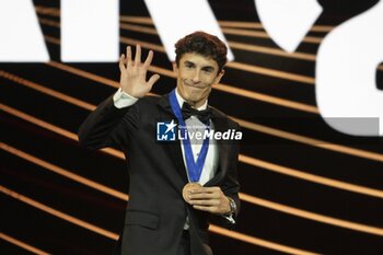 17/11/2024 - The 2024 MotoGP? Awards took place on Sunday night in Barcelona as we witnessed this season?s Champions collect their medals at the Museu Nacional d'Art de Catalunya, Barcelona, Spain 17 November 2024. In picture: Marc Marquez El domingo por la noche se celebraron los premios MotoGP? 2024 en Barcelona, ??donde pudimos ver a los campeones de esta temporada recoger sus medallas en el Museu Nacional d'Art de Catalunya, Barcelona, ??Espa?a, 17 de noviembre de 2024 POOL/ MotoGP.com / Cordon Press Images will be for editorial use only. Mandatory credit: ?MotoGP.com Cordon Press *** Local Caption *** MotoGP? Awards Champions collect their medals - MOTOGP AWARDS CHAMPIONS COLLECT THEIR MEDALS - MOTOGP - MOTORI