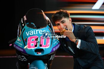 17/11/2024 - The 2024 MotoGP? Awards took place on Sunday night in Barcelona as we witnessed this season?s Champions collect their medals at the Museu Nacional d'Art de Catalunya, Barcelona, Spain 17 November 2024. In picture: David Alonso El domingo por la noche se celebraron los premios MotoGP? 2024 en Barcelona, ??donde pudimos ver a los campeones de esta temporada recoger sus medallas en el Museu Nacional d'Art de Catalunya, Barcelona, ??Espa?a, 17 de noviembre de 2024 POOL/ MotoGP.com / Cordon Press Images will be for editorial use only. Mandatory credit: ?MotoGP.com Cordon Press *** Local Caption *** MotoGP? Awards Champions collect their medals - MOTOGP AWARDS CHAMPIONS COLLECT THEIR MEDALS - MOTOGP - MOTORI