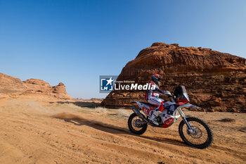 2024-01-06 - 61 PABISKA David (cze), SP Moto Bohemia Racing Team, KTM, Moto, Originals by Motul, action during the Stage 1 of the Dakar 2024 on January 6, 2024 between Al-Ula and Al Henakiyah, Saudi Arabia - DAKAR 2024 - STAGE 1 - RALLY - MOTORS