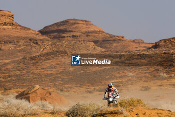 2024-01-06 - 104 GERBER Jeremie (fra), TLDRacing, KTM, Moto, Originals by Motul, action during the Stage 1 of the Dakar 2024 on January 6, 2024 between Al-Ula and Al Henakiyah, Saudi Arabia - DAKAR 2024 - STAGE 1 - RALLY - MOTORS