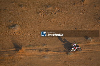 2024-01-06 - 46 BRANCH Ross (bwa), Hero Motorsports Team Rally, Hero, Motul, Moto, FIM W2RC, action during the Stage 1 of the Dakar 2024 on January 6, 2024 between Al-Ula and Al Henakiyah, Saudi Arabia - DAKAR 2024 - STAGE 1 - RALLY - MOTORS