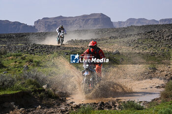 2024-01-06 - 79 BARATIN Amaury (fra), Horizon Moto 95, KTM, Moto, Originals by Motul, action during the Stage 1 of the Dakar 2024 on January 6, 2024 between Al-Ula and Al Henakiyah, Saudi Arabia - DAKAR 2024 - STAGE 1 - RALLY - MOTORS