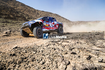 2024-01-08 - 236 CHABOT Ronan (fra), PILLOT Gilles (fra), Overdrive Racing, Toyota Hilux, FIA Ultimate, action during the Stage 3 of the Dakar 2024 on January 8, 2024 between Al Duwadimi and Al Salamiya, Saudi Arabia - DAKAR 2024 - STAGE 3 - RALLY - MOTORS