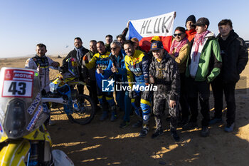 2024-01-09 - ENGEL Milan (cze), Orio - Moto Racing Groupe, Moto, MICHEK Martin (cze), Orion - Moto Racing Group, KTM, Moto, portrait during the Stage 4 of the Dakar 2024 on January 9, 2024 between Al Salamiya and Al-Hofuf, Saudi Arabia - DAKAR 2024 - STAGE 4 - RALLY - MOTORS