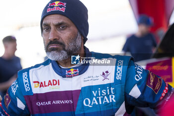 2024-01-10 - AL-ATTIYAH Nasser (qat), Nasser Racing, Prodrive Hunter, FIA Ultimate, FIA W2RC, portrait during the Stage 5 of the Dakar 2024 on January 10, 2024 between Al-Hofuf and Subaytah, Saudi Arabia - DAKAR 2024 - STAGE 5 - RALLY - MOTORS