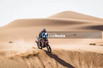 2024-01-10 - 104 GERBER Jeremie (fra), TLDRacing, KTM, Moto, Originals by Motul, action during the Stage 5 of the Dakar 2024 on January 10, 2024 between Al-Hofuf and Subaytah, Saudi Arabia - DAKAR 2024 - STAGE 5 - RALLY - MOTORS