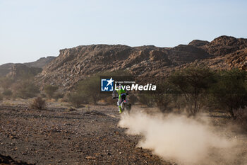 2024-01-14 - 16 DUMONTIER Romain (fra), Team Dumontier Racing, Husqvarna, Moto, FIM W2RC, action during the Stage 7 of the Dakar 2024 on January 14, 2024 between Riyadh and Al Duwadimi, Saudi Arabia - DAKAR 2024 - STAGE 7 - RALLY - MOTORS