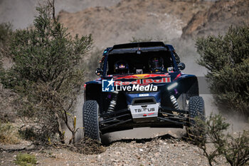 2024-01-14 - 303 GUTHRIE Mitchell (usa), WALCH Kellon (usa), Red Bull Off-Road Junior Team USA by BFG, Taurus T3 Max, FIA Challenger, FIA W2RC, action during the Stage 7 of the Dakar 2024 on January 14, 2024 between Riyadh and Al Duwadimi, Saudi Arabia - DAKAR 2024 - STAGE 7 - RALLY - MOTORS