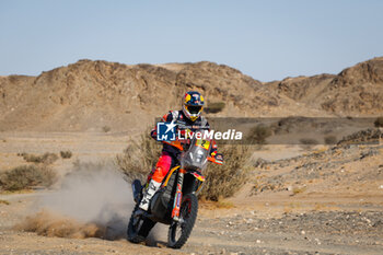 2024-01-14 - 02 PRICE Toby (aus), Red Bull KTM Factory Racing, KTM, Moto, action during the Stage 7 of the Dakar 2024 on January 14, 2024 between Riyadh and Al Duwadimi, Saudi Arabia - DAKAR 2024 - STAGE 7 - RALLY - MOTORS