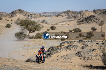 2024-01-14 - 34 GYENES Emanuel (rou), Autonet Motorcycle Team, KTM, Moto, Originals by Motul, action during the Stage 7 of the Dakar 2024 on January 14, 2024 between Riyadh and Al Duwadimi, Saudi Arabia - DAKAR 2024 - STAGE 7 - RALLY - MOTORS