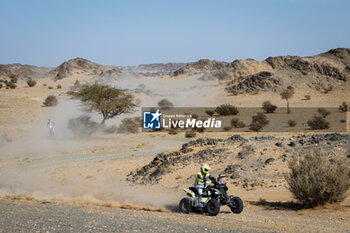 2024-01-14 - 172 GIROUD Alexandre (fra), Yamaha Racing - SMX - Drag'On, Yamaha, Quad, FIM W2RC, action during the Stage 7 of the Dakar 2024 on January 14, 2024 between Riyadh and Al Duwadimi, Saudi Arabia - DAKAR 2024 - STAGE 7 - RALLY - MOTORS
