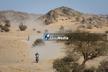 2024-01-14 - 104 GERBER Jeremie (fra), TLDRacing, KTM, Moto, Originals by Motul, action during the Stage 7 of the Dakar 2024 on January 14, 2024 between Riyadh and Al Duwadimi, Saudi Arabia - DAKAR 2024 - STAGE 7 - RALLY - MOTORS