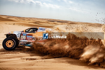 2024-01-15 - 235 PUJOL Isidre Esteve (spa), VILLALOBOS VALCARCEL José Maria (spa), Repsol Toyota Rally Team, Toyota Hilux Overdrive, FIA Ultimate, action during the Stage 8 of the Dakar 2024 on January 15, 2024 between Al Duwadimi and Hail, Saudi Arabia - DAKAR 2024 - STAGE 8 - RALLY - MOTORS