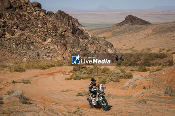 2024-01-16 - 97 PUGA Juan (ecu), JP1 Kews Dakar Rally Team, KTM, Moto, Originals by Motul, action during the Stage 9 of the Dakar 2024 on January 16, 2024 between Hail and Al Ula, Saudi Arabia - DAKAR 2024 - STAGE 9 - RALLY - MOTORS
