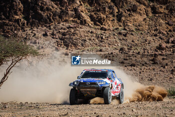 2024-01-17 - 236 CHABOT Ronan (fra), PILLOT Gilles (fra), Overdrive Racing, Toyota Hilux, FIA Ultimate, action during the Stage 10 of the Dakar 2024 on January 17, 2024 around Al Ula, Saudi Arabia - DAKAR 2024 - STAGE 10 - RALLY - MOTORS